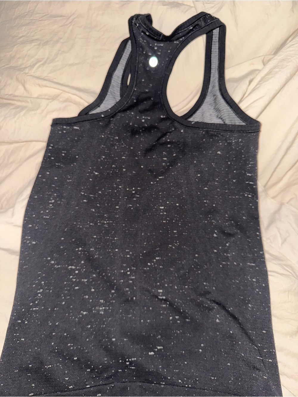 🍋🍋Lululemon Swiftly Tech Racerback White / Black, like new, sz 4 - Picture 8 of 10